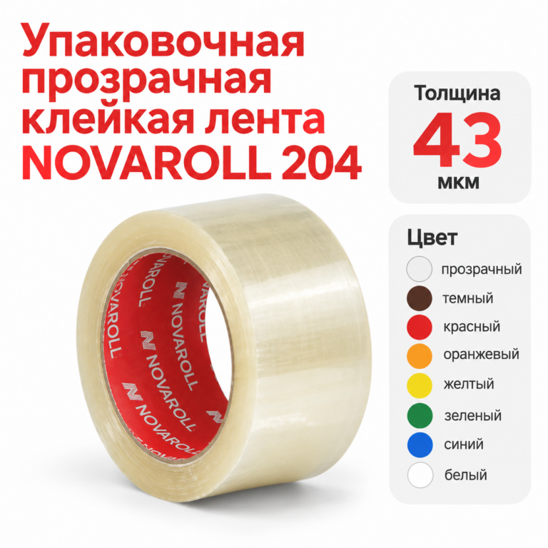 Скотч NOVA ROLL 204